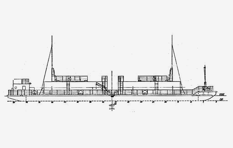 Нефтеналивная баржа класса «О» грузоподъемностью 200 т проекта 81464